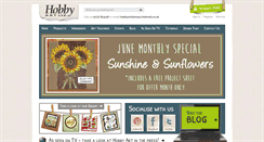 Desktop Screenshot of hobbyartstamps.com